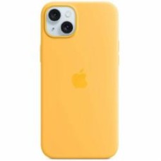Чехол Apple Silicone Case with MagSafe для Apple iPhone 15 Plus sunshine (MWNF3ZM/A)