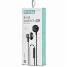 Наушники ColorWay Slim 3.5 mm Wired Earphone Blast 1 black (CW-WD01BK)