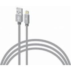 Кабель Intaleo CBGNYL2 Lightning 2 м серый (1283126477669)