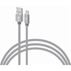 Кабель Intaleo CBGNYL2 Lightning 2 м серый (1283126477669)
