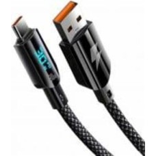 Кабель Gelius Screen GP-UCN008 USB-A to Type-C 1,2 м черный (00000099207)