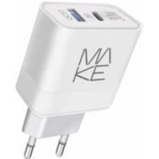 Зарядное устройство Make 30W GaN PD+QC White (MCW-327PWH)