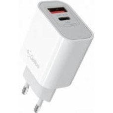 Сетевое зарядное устройство Gelius Merge GP-HC060 GAN USB+Type-C Белый
