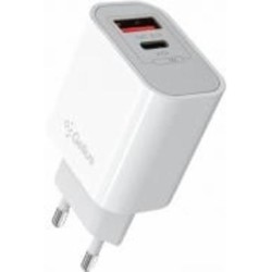 Сетевое зарядное устройство Gelius Merge GP-HC060 GAN USB+Type-C Белый