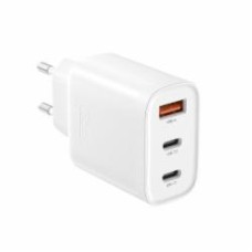 Сетевое зарядное устройство Xo L117 PD45W, QC18W USB-A 2xUSB-C White (L117.white)