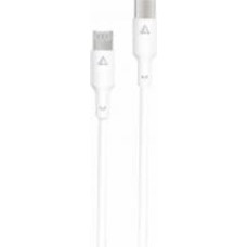 Кабель Acclab PwrX 30W Type-C to Lightning 1,2 м белый (1283126559556)