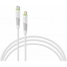 Кабель Intaleo CBFLEXTL0 Type-C to Lightning 20W 0,2 м белый (1283126580024)