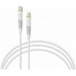 Кабель Intaleo CBFLEXTL0 Type-C to Lightning 20W 0,2 м белый (1283126580024)