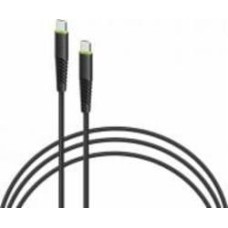 Кабель Intaleo CBFLEXTT0 Type-C to Type-C 60W 0,2 м черный (1283126559495)