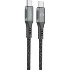 Кабель Intaleo CBGPD100WTT2 Type-C to Type-C 100W 2 м серый (1283126559570)