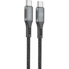 Кабель Intaleo CBGPD60WTT2 Type-C to Type-C 60W 2 м серый (1283126518102)