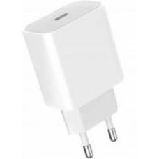 Сетевое зарядное устройство Denmen DC06 USB Type-С PD 20W White (6973224872002)