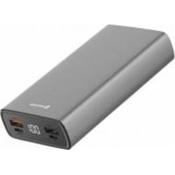 Повербанк SWISSTEN Aluminum Power Bank 20W 20000 mAh grey (8595217479852)