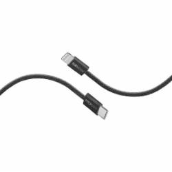 Кабель Promate EcoLine-Ci120 USB-C to Lightning 27W Power Delivery 1,2 м black (ecoline-ci120.black)