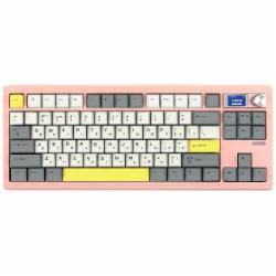 Клавиатура беспроводная EPOMAKER (SHS-P-WL) Shadow-S TKL Wisteria Linear Switch Hot-Swap pink