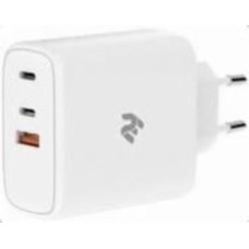 Сетевое зарядное устройство 2E Dual USB-C Wall Charger GaN 65W