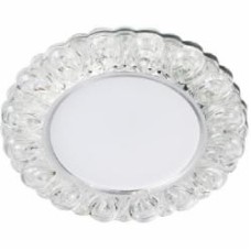 Светильник точечный LightMaster CE1050 с LED-подсветкой 5 Вт 3000 К прозрачный