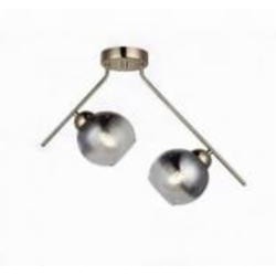 Люстра потолочная Focus Light Molecula 2x60 Вт E27 хром 3374/2 хром