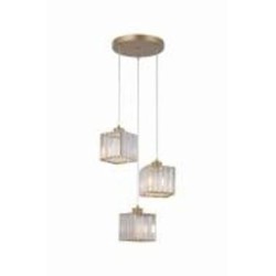 Подвес WunderLicht 3x60 Вт E27 золотой OM1483-33GD