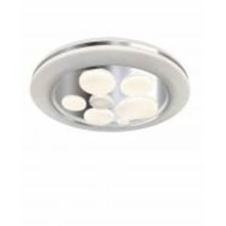 Светильник потолочный Milagro Lighting BUBBLES 48W O490 мм 48 Вт белый с серебристым ML6195