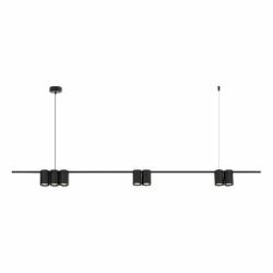 Светильник подвесной Milagro Lighting GENESIS 7xGU10 7x8 Вт /GU10 черный ML0370