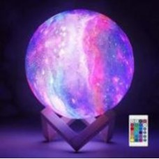 Ночник 3D Led Berger 0,5 Вт разноцветный 1039-NL-12 Galaxy 3D RGB