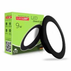 Светильник точечный Eurolamp 9 Вт 4000 К черный LED-DLR-9/4(new)(black)