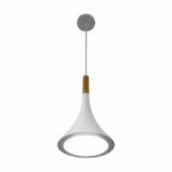 Подвес Luminaria 1x15 Вт GX53 белый/белый/дерево WOOD LINE P2406 WH