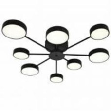 Люстра светодиодная Victoria Lighting с пультом 112 Вт черный Wood/PL8 black