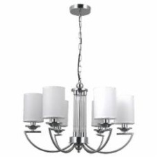 Люстра Victoria Lighting 6x40 Вт E14 хром Ursula/PL6 chrome