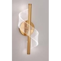 Бра WunderLicht Alabama 1x10 Вт без цоколя золотой KK3768-11GD