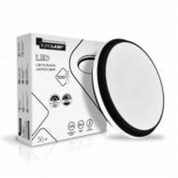 Светильник светодиодный Eurolamp круг A51 36 Вт белый 3000-6500 К LED-ALR-36-A51(black)