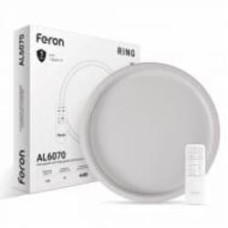 Светильник настенно-потолочный Feron AL6070 70W RING белый 3000-4000-6500 К