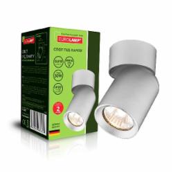 Спот Eurolamp 1x30 Вт GU10 белый LH1-LED-GU10(white)new