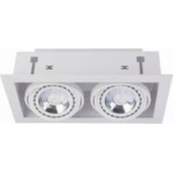 Светильник точечный Nowodvorski Downlight ES111 75 Вт GU10 белый 9574