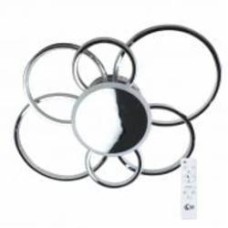 Светильник светодиодный LED CONCEPT Sutton R 6 с пультом ДУ 140 Вт хром 2800-6000-RGB К