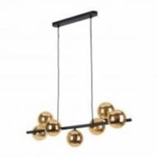 Люстра подвесная TK Lighting Estera 7PL 7xG9 янтарный