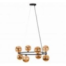 Люстра подвесная TK Lighting ANABELLE 6907 8xG9 янтарный