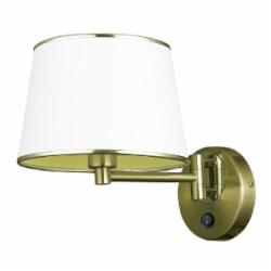 Бра Candellux IBIS 1x40 Вт E14 белый/золото 21-01279