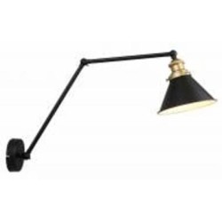 Бра Candellux Fundo 1x40 Вт E27 черный/золото 21-05908