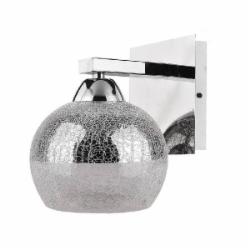 Бра Candellux CROMINA 1x60 Вт E27 хром/прозрачный 21-22240