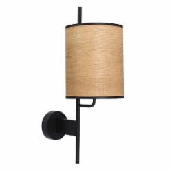 Бра Candellux ZETA 1xE27 черный/коричневый 21-25388