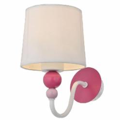 Бра Candellux BEBE 1x60 Вт E27 белый/розовый 21-39163