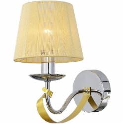 Бра Candellux DIVA 1x40 Вт E14 хром/золото 21-55040