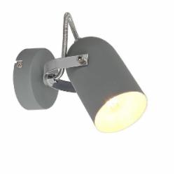 Бра Candellux GRAY 1x40 Вт E14 серый 91-66473