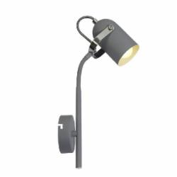 Бра Candellux GRAY 1x40 Вт E14 серый 91-66527