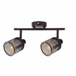 Спот Candellux CANABERA 2x40 Вт E14 черный 92-81766