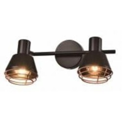 Спот Candellux Neria 2x40 Вт E14 черный/медь 92-81780