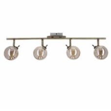 Спот Candellux Lentini 4x40 Вт G9 латунь/янтарный 94-16362