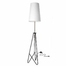Торшер Candellux TAFLO 60 Вт E27 белый/черный/золото 51-07322